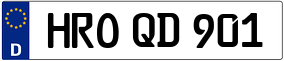 Truck License Plate